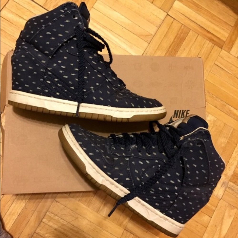 Nike Dunk Sky hi wedge sneakers